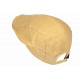 Casquette Plate Marron Sable Coton Ajustable – Béret Beige Eté Look Homme Femme CASQUETTES Nyls Création