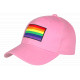 Casquette Arc-en-ciel Rose Femme Homme – Casquette Rainbow Multicolore Ajustable CASQUETTES Nyls Création