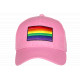 Casquette Arc-en-ciel Rose Femme Homme – Casquette Rainbow Multicolore Ajustable CASQUETTES Nyls Création