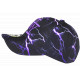 Casquette Enfant Violette Noire Originale Eklyr NY Baseball 7 a 12 ans Casquette Enfant Hip Hop Honour