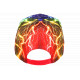 Casquette NY Multicolore Eclairs Streetwear - Casquette New York Effet Lightning Urbain Eklyr CASQUETTES Hip Hop Honour