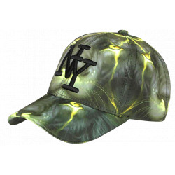 Casquette NY Lion Jaune et Noire Wild - Casquette New York Design Animal Streetwear CASQUETTES Hip Hop Honour