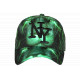 Casquette NY Lion Verte et Noire Wild - Casquette New York Design Animal Streetwear CASQUETTES Hip Hop Honour