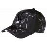 Casquette Enfant Lion Noire Blanche - Casquette NY Garçon Fille Originale Wild 7 a 12 ans