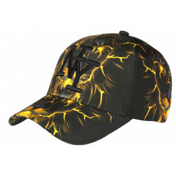 Casquette Enfant Lion Jaune Noire - Casquette NY Garçon Fille Originale Wild 7 a 12 ans Casquette Enfant Hip Hop Honour