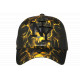 Casquette Enfant Lion Jaune Noire - Casquette NY Garçon Fille Originale Wild 7 a 12 ans Casquette Enfant Hip Hop Honour