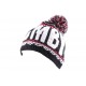 Bonnet YMCMB Noir, Blanc et Rouge avec pompon ANCIENNES COLLECTIONS divers