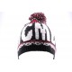 Bonnet YMCMB Noir, Blanc et Rouge avec pompon ANCIENNES COLLECTIONS divers