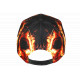 Casquette NY Requin Feu Orange - Casquette Streetwear Attaque Ocean Wild CASQUETTES Hip Hop Honour
