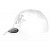 Casquette Enfant Strass Blanche NY Baseball Wazzy de 7 a 11 ans