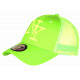 Casquette NY Filet Vert Fluo Trucker Baseball Fashion Gybz CASQUETTES Hip Hop Honour
