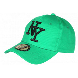 Casquette NY Verte Homme et Femme Tendance En Coton Ajustable Stazky CASQUETTES Hip Hop Honour