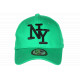 Casquette NY Verte Homme et Femme Tendance En Coton Ajustable Stazky CASQUETTES Hip Hop Honour