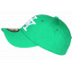 Casquette NY verte homme femme broderie blanche look streetwear tendance CASQUETTES Hip Hop Honour