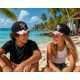 Casquette Enfant Rose et Noire a Fleurs Gili NY Baseball de 7 a 12 ans Casquette Enfant Hip Hop Honour