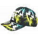 Casquette Enfant Noire Jaune Eclairs Garçon Fille Streetwear Stormy 7 a 12 ans Casquette Enfant Hip Hop Honour
