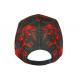 Casquette Enfant Lion Rouge Noire - Casquette NY Garçon Fille Originale Wild 7 a 12 ans Casquette Enfant Hip Hop Honour