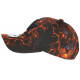 Casquette Enfant Lion Orange Noire - Casquette NY Garçon Fille Originale Wild 6 a 12 ans Casquette Enfant Hip Hop Honour