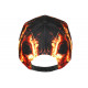 Casquette Enfant Requin Orange et Noire Streetwear Wild 6 a 12 ans Casquette Enfant Hip Hop Honour