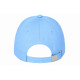 Casquette NY Bleu Ciel NY Blanc en Relief Visiere Baseball Stazky CASQUETTES Hip Hop Honour
