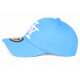 Casquette Enfant Bleu Ciel Blanche Streetwear NY Tendance Wazzy de 6 a 11 ans Casquette Enfant Hip Hop Honour
