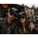 Casquette Route 66 Noire Look Biker USA Vintage Mother Road CASQUETTES Nyls Création