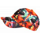Casquette NY Requin Orange Feu - Casquette Shark Streetwear Ocean Wild CASQUETTES Hip Hop Honour