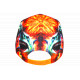 Casquette Enfant Requin Orange Feu Shark Streetwear Wild 6 a 12 ans Casquette Enfant Hip Hop Honour