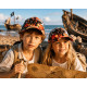 Casquette Enfant Requin Orange Feu Shark Streetwear Wild 6 a 12 ans Casquette Enfant Hip Hop Honour