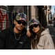 Casquette NY Skull Turquoise Jaune Streetwear – Casquette Tête de Mort Homme Femme CASQUETTES Hip Hop Honour