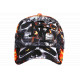 Casquette NY Skull Noir Orange Streetwear – Casquette Tête de Mort Homme Femme CASQUETTES Hip Hop Honour