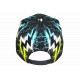 Casquette NY Turquoise et Jaune Eclairs – Casquette Streetwear Électrique Homme Femme Stormy CASQUETTES Hip Hop Honour