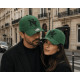 Casquette NY Verte Denim Chinee et Noire Tendance Urbaine Baseball Laxy CASQUETTES Hip Hop Honour