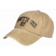 Casquette 66 Marron Vintage Coton Homme Femme Look Biker Americain CASQUETTES Nyls Création