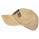 Casquette 66 Marron Vintage Coton Homme Femme Look Biker Americain CASQUETTES Nyls Création