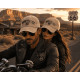 Casquette 66 Marron Vintage Coton Homme Femme Look Biker Americain CASQUETTES Nyls Création