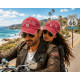 Casquette 66 Rouge Vintage en Coton Design Biker Americain Homme Femme CASQUETTES Nyls Création