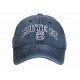 Casquette 66 Bleue Vintage en Coton Design Biker Americain Homme Femme CASQUETTES Nyls Création