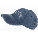 Casquette 66 Bleue Vintage en Coton Design Biker Americain Homme Femme CASQUETTES Nyls Création