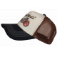 Casquette Trucker Moto Vintage Beige Marine Filet Marron Stetseii CASQUETTES Hip Hop Honour