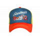 Casquette Filet Moto Custom Orange Bleu Jaune Biker Stetseii CASQUETTES Hip Hop Honour