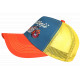 Casquette Filet Moto Custom Orange Bleu Jaune Biker Stetseii CASQUETTES Hip Hop Honour