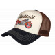Casquette Trucker Moto Vintage Beige Marine Filet Marron Stetseii CASQUETTES Hip Hop Honour