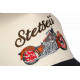Casquette Trucker Moto Vintage Beige Marine Filet Marron Stetseii CASQUETTES Hip Hop Honour