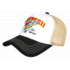 Casquette Trucker Vintage Aigle US Blanche Beige Biker Stetseii CASQUETTES Hip Hop Honour