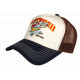 Casquette Trucker Aigle Vintage Beige Marron Filet Biker Stetseii CASQUETTES Hip Hop Honour
