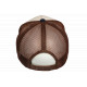 Casquette Trucker Aigle Vintage Beige Marron Filet Biker Stetseii CASQUETTES Hip Hop Honour