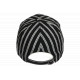 Casquette Noire Rayée Blanche Style Yacht Club Bord de Mer en Coton Kerlann CASQUETTES Nyls Création
