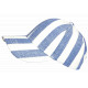 Casquette Bleu Ciel Écrue Mode Vacances Bord de Mer en Coton Anaor CASQUETTES Nyls Création