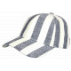 Casquette Bleu Marine Écrue Mode Vacances Bord de Mer en Coton Anaor CASQUETTES Nyls Création